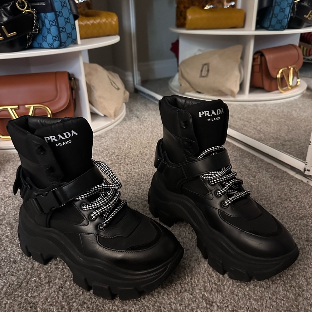 Prada sneakers boots